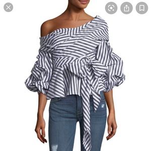 Off the shoulder or one shoulder beautiful top